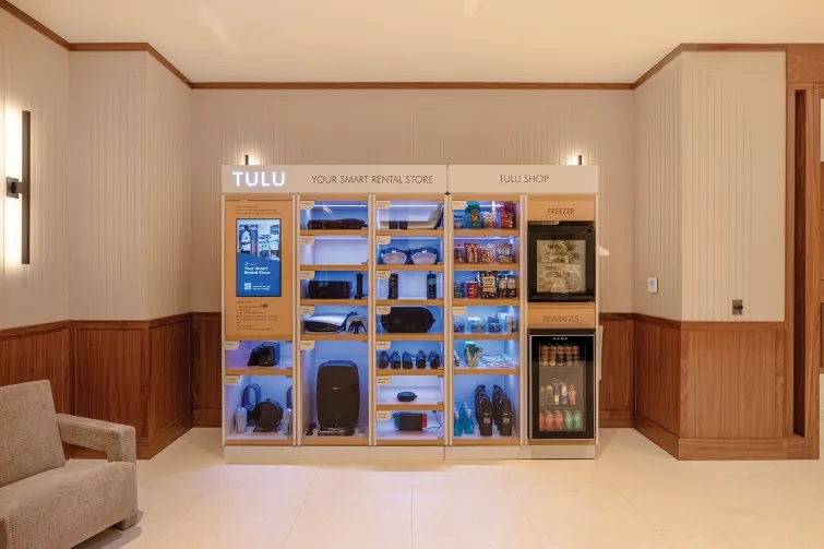 TULU lockers provide a world of daily essentials to rent or buy at the push of a button